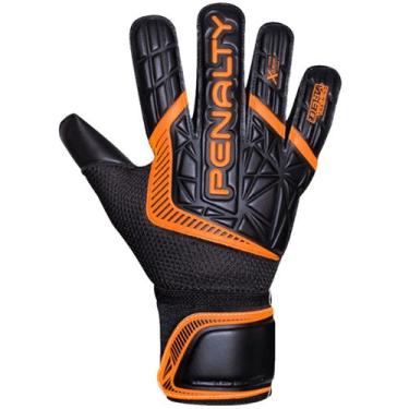 Imagem de Luva de Goleiro Adulto Delta Training X Penalty, Preto, Laranja, 10