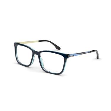 Imagem de Armação De Óculos Colcci C6129k1556 Azul Brilho, Azul, 56