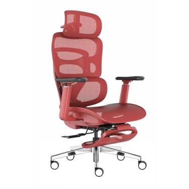 Imagem de Cadeira De Escritório Ergonômica Sensetup Souldis A08 Mesh (Vermelha)
