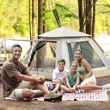 Imagem de Barraca para Camping até 4 Pessoas Impermeável Expansão Automática Tet