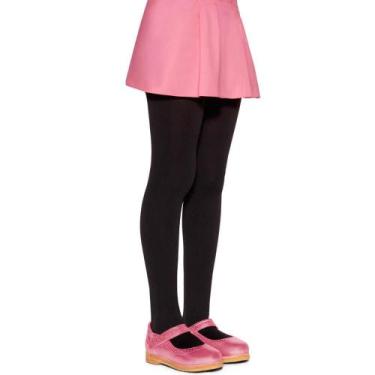 Imagem de Meia-Calça Infantil Fio 80 Lobinha Lupo 02576-001 Microfibra, BB, Lara