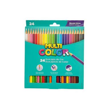 Imagem de Lápis de Cor Multicolor 24 Cores