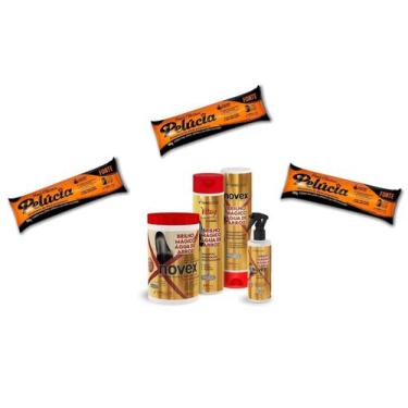 Imagem de Hene Gel Pelucia Preto Medio/Forte 03x180g Pouch/Bisnaga+Brilho Magico