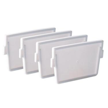 Imagem de Divisória para organizador de gavetas e talheres 7,9 cm 4 unidades Pla