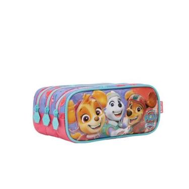 Imagem de Estojo Triplo Patrulha Canina Patrol Skye Chase Jungle, Rosa