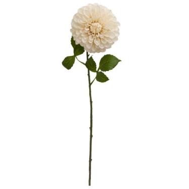 Imagem de Flor permanente haste dalia 73 cm toque real - Brilliance