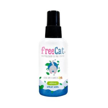 Imagem de Eliminador de Odores FreeCat Herbal 60 ml - Catmypet