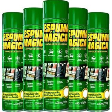 Imagem de Kit com 5 espuma magica aerossol 400ml - proauto premium, Sem variação