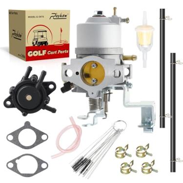 Imagem de Roykaw Kit de carburador de carrinho de golfe compatível com Yamaha 2003-up G22-G27 G29 motor de acionamento a gás de 4 ciclos, substitui OEM # JR6-14101-00, JR6-14101-01, 13351, 17560, 520-185