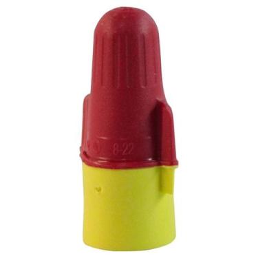 Imagem de Conector Torcão Vermelho e Amarelo Com 10 3M, Amarelo e Vermelho
