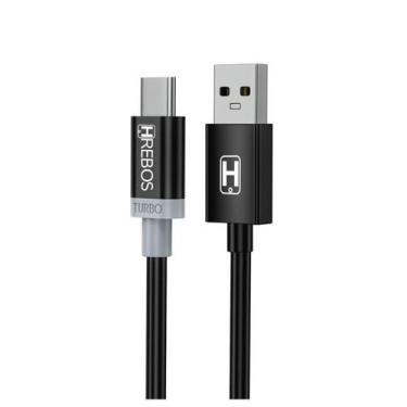 Imagem de Cabo USB Tipo-C Turbo 3.0 1 Metro Hs-26 - Hrebos
