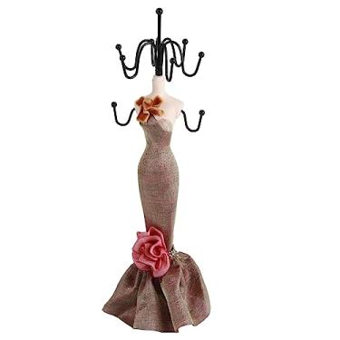 Imagem de Suporte de joias expositor decoração de casa colar brinco organizador de pulseira (salto alto), resina e metal de alta qualidade, aparência única, acabamento requintado, para (pequeno modelo)