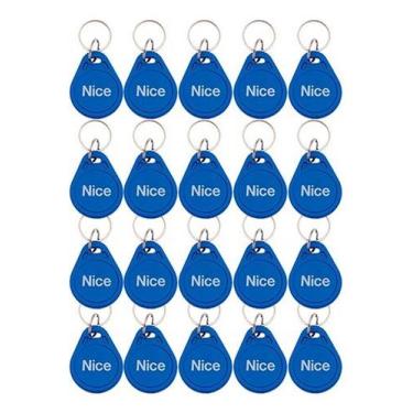 Imagem de Chaveiro Linear Hcs Tags P/ Acesso Condomínio - Kit Com 25 - NICE