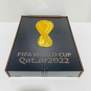 Imagem de Caixa para Álbum da Copa Mundo Fifa Qatar 2022 em MDF - Lumiere Laser,