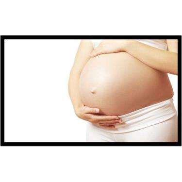 Imagem de Quadro Decorativo Medicina Médicos Obstétrica Gravidez Mulher Consultó