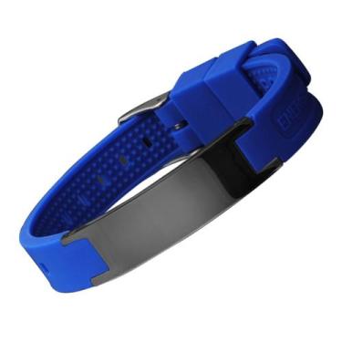 Imagem de Pulseira Silicone e Aço Inox Magnética 4x1 Equilíbrio Hottime - Verde,