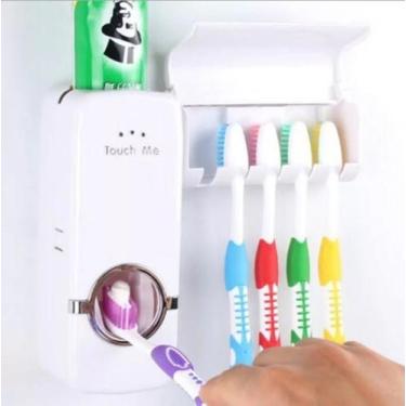 Imagem de Dispenser Para Pasta Dental Com Suporte Para 5 Escovas - BC BORA COLEG