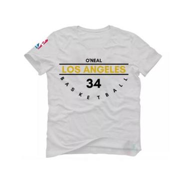 Imagem de Camiseta Shaquille O'neal Basquete Camiseta Miami Heatt - Loja White M
