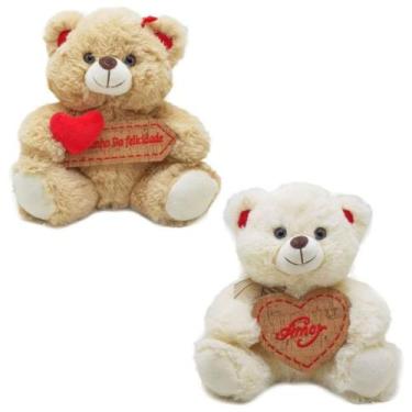 Imagem de Pelucia Urso Cor Sotidos Fe7174 - Fizzy Roys