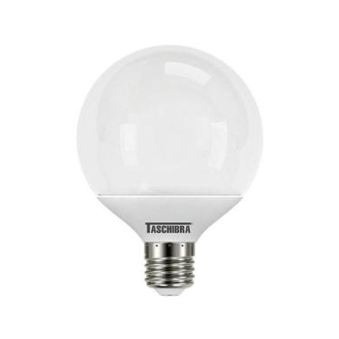 Imagem de Lâmpada Led Globo 9,5W Taschibra E27 Bivolt, Branca, 9,5W