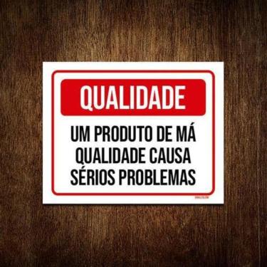 Imagem de Kit 10 Placas Qualidade Produto Má Qualidade Causa Problemas
