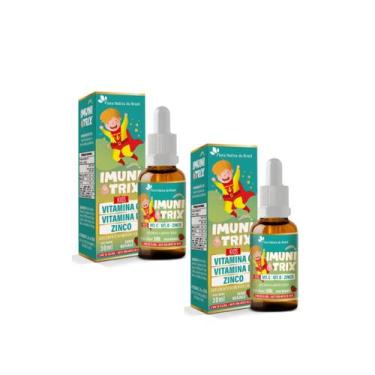 Imagem de 2x Imunitrix Kids Vitamina C+D+Zinco Flora Nativa do Brasil