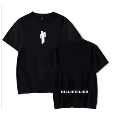 Imagem de Camiseta Show Billie Eilish Cantora - Camisa Unissex - SEMPRENALUTA, P