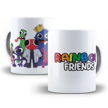 Imagem de Caneca Rainbow Friends Roblox Porcelana Personalizada Mod3 - Tio da Ca