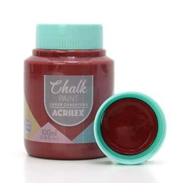 Imagem de Tinta Chalk Paint Acrilex 100ml, 816 VERMELHO NEPAL