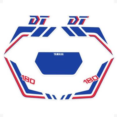 Imagem de Kit Adesivos Moto Yamaha DT 180 1989 Faixas - Genérico - SPORTINOX, MO