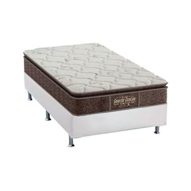 Imagem de Cama Box Solteiro: Colchão Ortopédico Probel Guarda Costas Extra Firme + Base White(88X188)