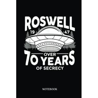 Imagem de Alien Notebook: Roswell 1947 Over 70 Years Of Secrecy Ufo Alien Artwork | Alien Journal, Lined Journal Ufo, Ufo Journal, Lined Journal Alien, Size 6 X 9", 120 Pages.