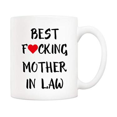 Imagem de 5Aup Presentes de Natal para o Dia das Mães Caneca de Café Engraçada para Sogra da Son-in-Law, Melhores Copos de Sogra 325 ml, Presentes Únicos de Aniversário e Férias para Sogra