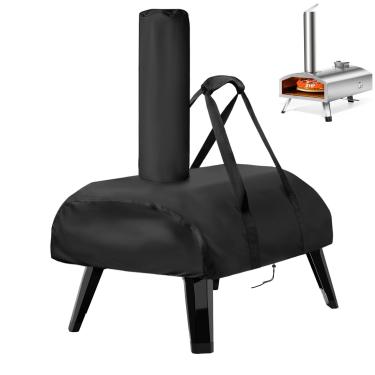 Imagem de Hengme Capa para Forno de Pizza Polarcoforgeco Forno de Pizza Ao Ar Livre A Lenha-Forno de Pizza Ao Ar Livre de 12", Capa para Grelha de Pizza A Gás para Serviços Pesados, Acessórios, Capa de Transpor
