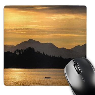 Imagem de 3dRose EUA, Washington. Pôr-do-sol sobre olímpicos, Orchard Narrows. - Mouse pad, 20 x 20 cm (mp_209994_1)