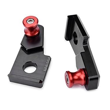 Imagem de HRuizq Kit de ajustador de eixo de corrente, bobinas de suporte para Honda CBR500R CB500X CB500F '19-'23 (vermelho)