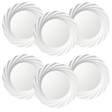 Imagem de Conjunto Pratos de Sobremesa Duralex Jasmim Nadir 6 Unidades - Nadir F