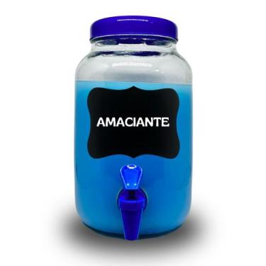 Imagem de 1 Recipiente Para Armazenar Sabão Liquido ou Amaciante Capacidade De 3