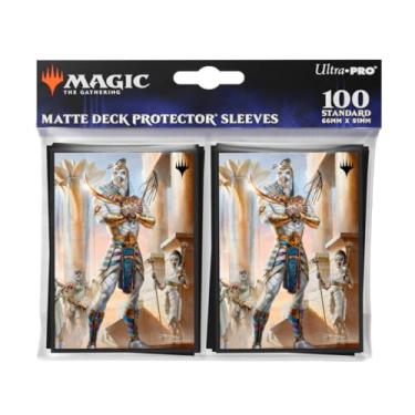 Imagem de Ultra PRO - Mangas Aetherdrift Amonkhet Eternal Might (Commander) 100 ct Deck Protector® para Magic: The Gathering, cartas esportivas, cartas MTG, D&D, dimensionadas para caber em cartões de tamanho