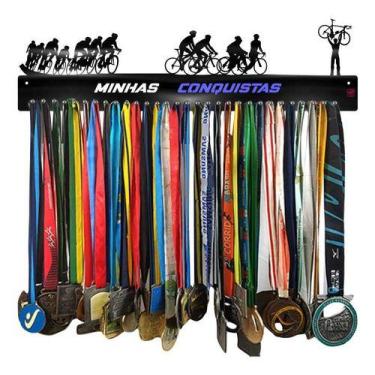 Imagem de Porta Medalhas Ciclismo Speed P/ Até 100 Medalhas - QUADRO DE MEDALHA