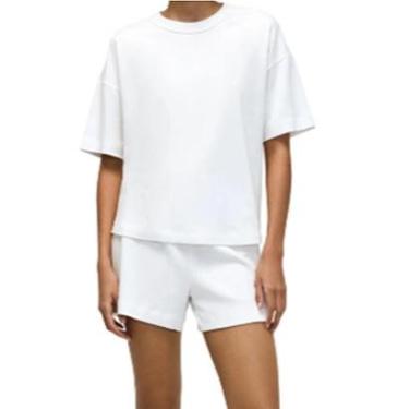 Imagem de Pijama Feminino Hering MC Curto Branco Off - 7C8HNMCEN-Feminino