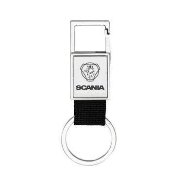 Imagem de Chaveiro Mosquetão Metal Fosco Para Scania - N - LUALKI STORE LASER