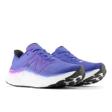 Imagem de New Balance Tênis de corrida feminino Fresh Foam X More V4, Azul marinho/rosa cósmica, 35