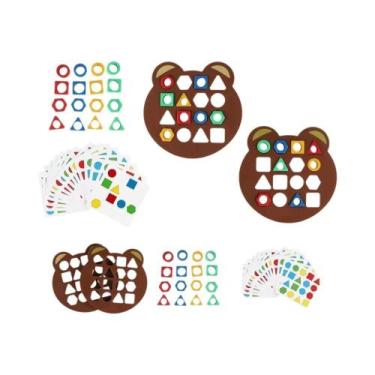 Imagem de Quebra-Cabeça 3D de Cores - Brinquedo Educativo Montessori para Bebês,
