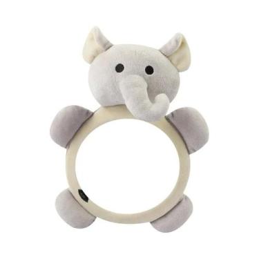 Imagem de Espelho de Segurança para Bebê no Carro - Visão Ampla e Clara, Cinza