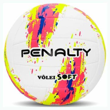Imagem de Bola Voleibol SOFT bco/pnk/amr - Penalty