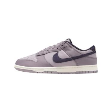 Imagem de Nike Tênis masculino Dunk Low Retro SE (HQ3642-202, minério violeta claro/violeta platina/ouro de equipe), Minério Violeta Claro/Violeta Platina/Team Gold/, 44