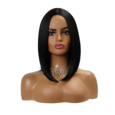 Imagem de Peruca Lisa Castanho Claro 40cm 100% Bio Orgânica Super Natural - GM H