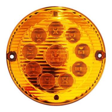Imagem de Lanterna Traseira 155mm Ônibus Caminhão Carreta 10 LED AM 24V - Prime
