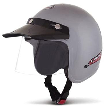 Imagem de CAPACETE ABERTO PRO TORK LIBERTY COMPACT SOLID PRATA TAM. 56
